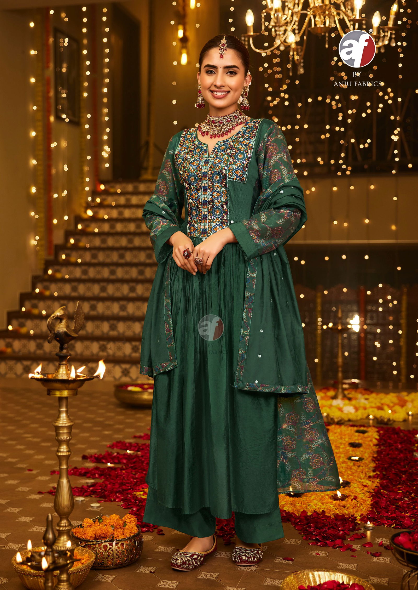 Shubh Avsar By Af Viscose Designer Kurti With Bottom Dupatta Wholesale Market in Surat
